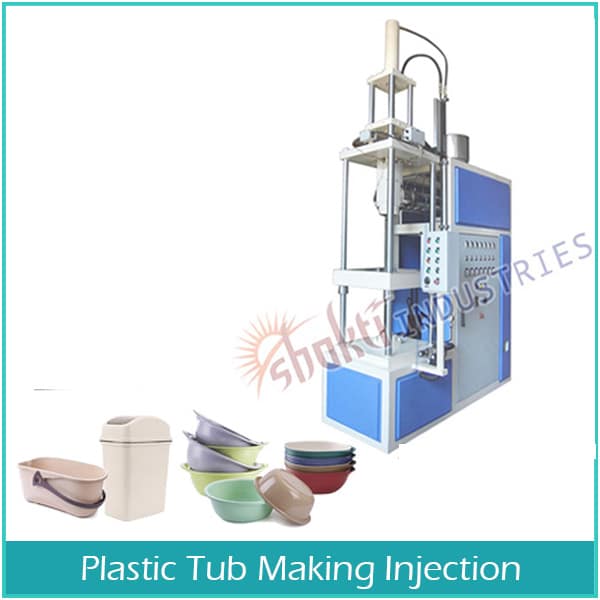 Plastic Tub Making Machine Injection Molding Machine Supplier and Exporter in Ahmedabad, Gujarat, India
